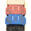 Used Idec AVLW49922D-R-24V E-Stop Switch, 2NO/2NC DPST, 600V 10A, With Face Plate
