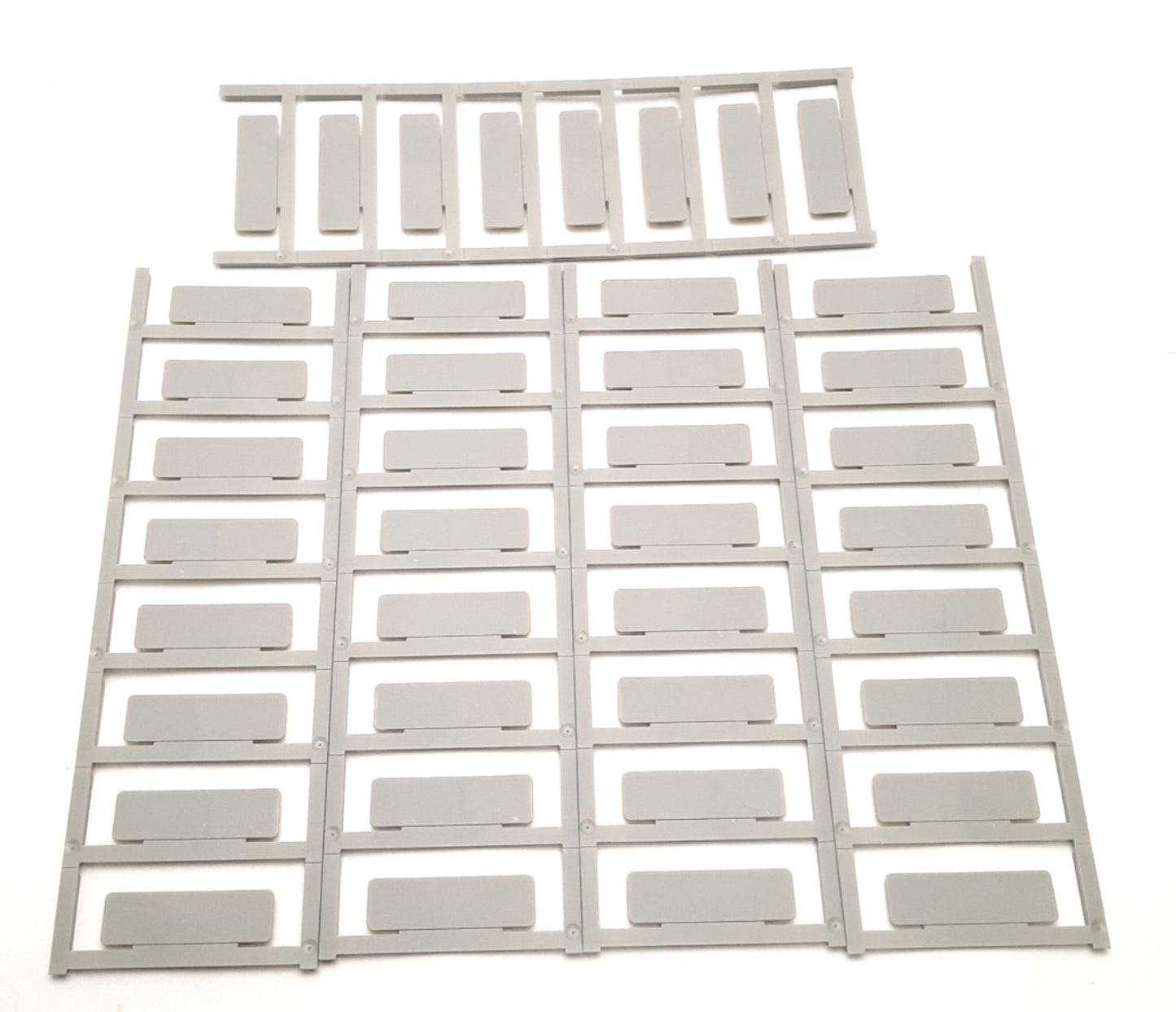 New Weidmuller CC 15/49 K MC NE SI / 1877270000 Device Markers, 15x49mm, Silver