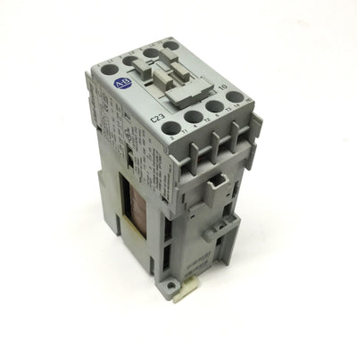 Used Allen Bradley 100-C23Z*10 Contactor, 3-Pole with N/O Aux, Coil 24VDC, 30A 600VAC