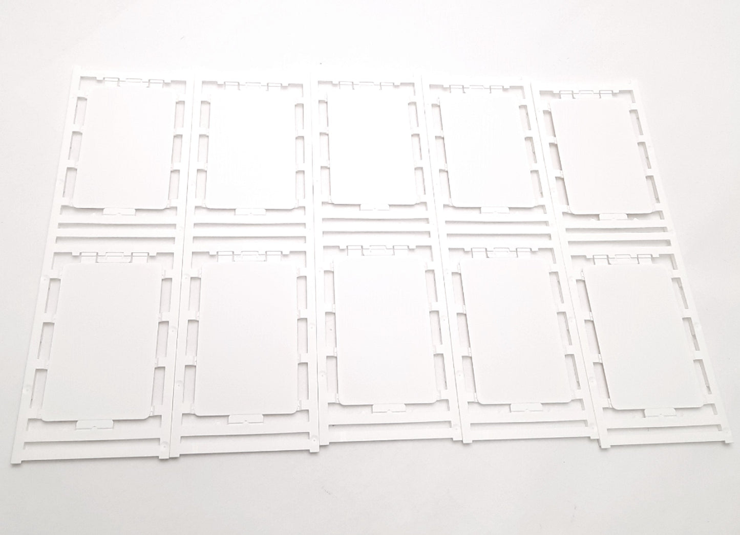 New Weidmuller CC85/54 K MC NE WS / 1138430000 Clip Card Device Marker, 54x85mm