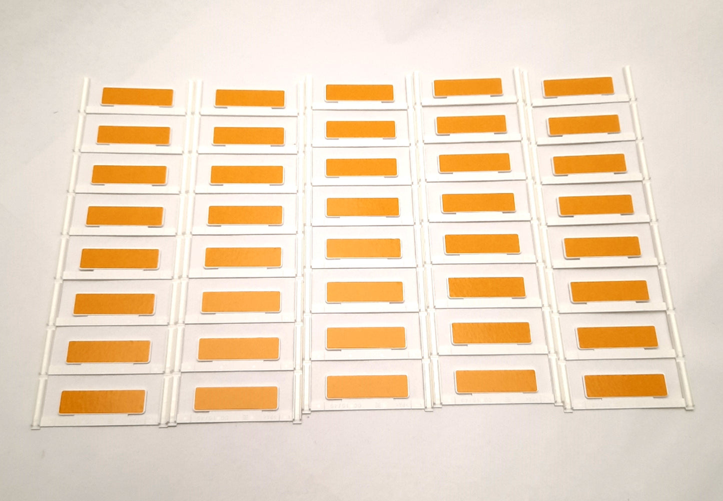 New Weidmuller CC 15/49 K MC NE WS / 1877220000 Clipcard Device Marker, 15x49mm