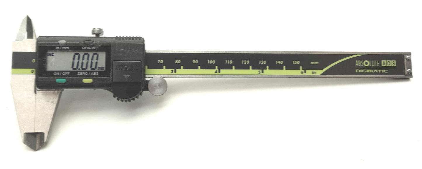Used Mitutoyo 500-196-30 CD-6"ASX Absolute Digimatic Caliper 0-6" .0005"±.001" In/mm