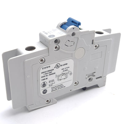 Used Allen Bradley 1489-M1C020 Circuit Breaker 1 Pole 2A 240VAC/48VDC, 10kA IR