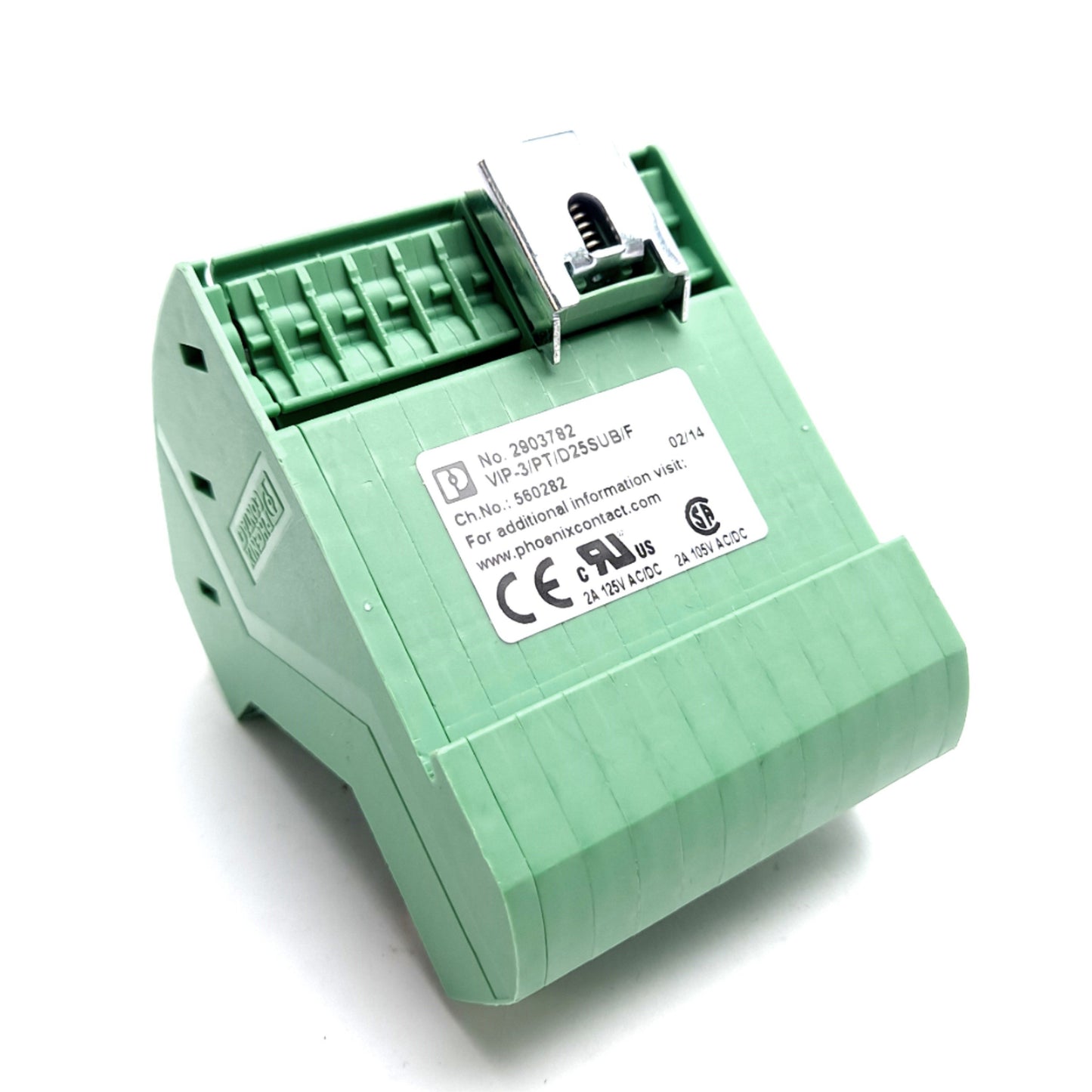 Used Phoenix Contact 2903782 Interface Module 25-Pin D-Sub To Push-In Terminals 24vDC