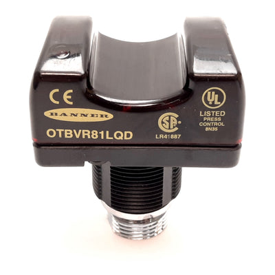 Used Banner OTBVR81LQD Momentary Touch Button, SPDT, 20-30VAC/DC, 5-Pin Mini-Style QD
