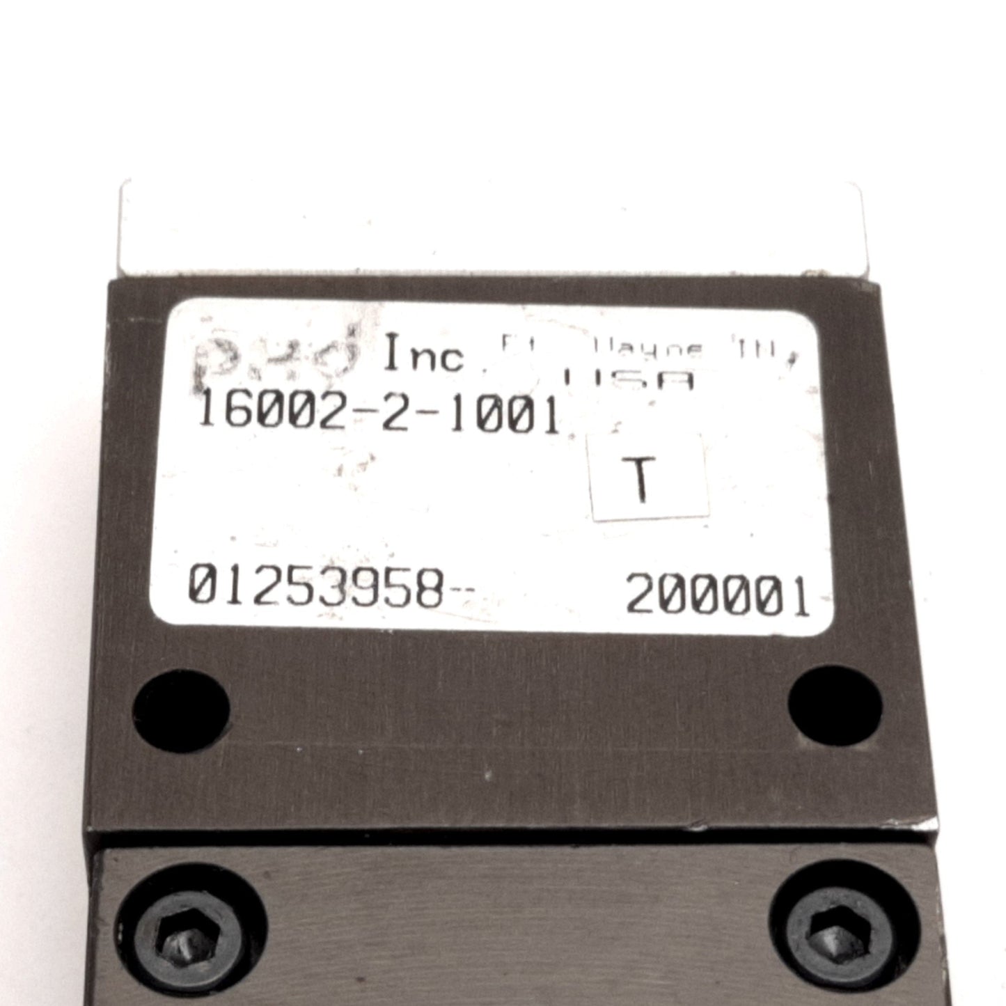 Used Phd 16002-2-1001 Double Rod Pneumatic Escapement, Bore/Stroke: 3/8", 150psi Max