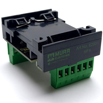 New Murr Electronic 62001 Terminal Block 50 V AC/DC 5 AMP DIN Rail Open Housing