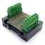 New Murr Electronic 62001 Terminal Block 50 V AC/DC 5 AMP DIN Rail Open Housing
