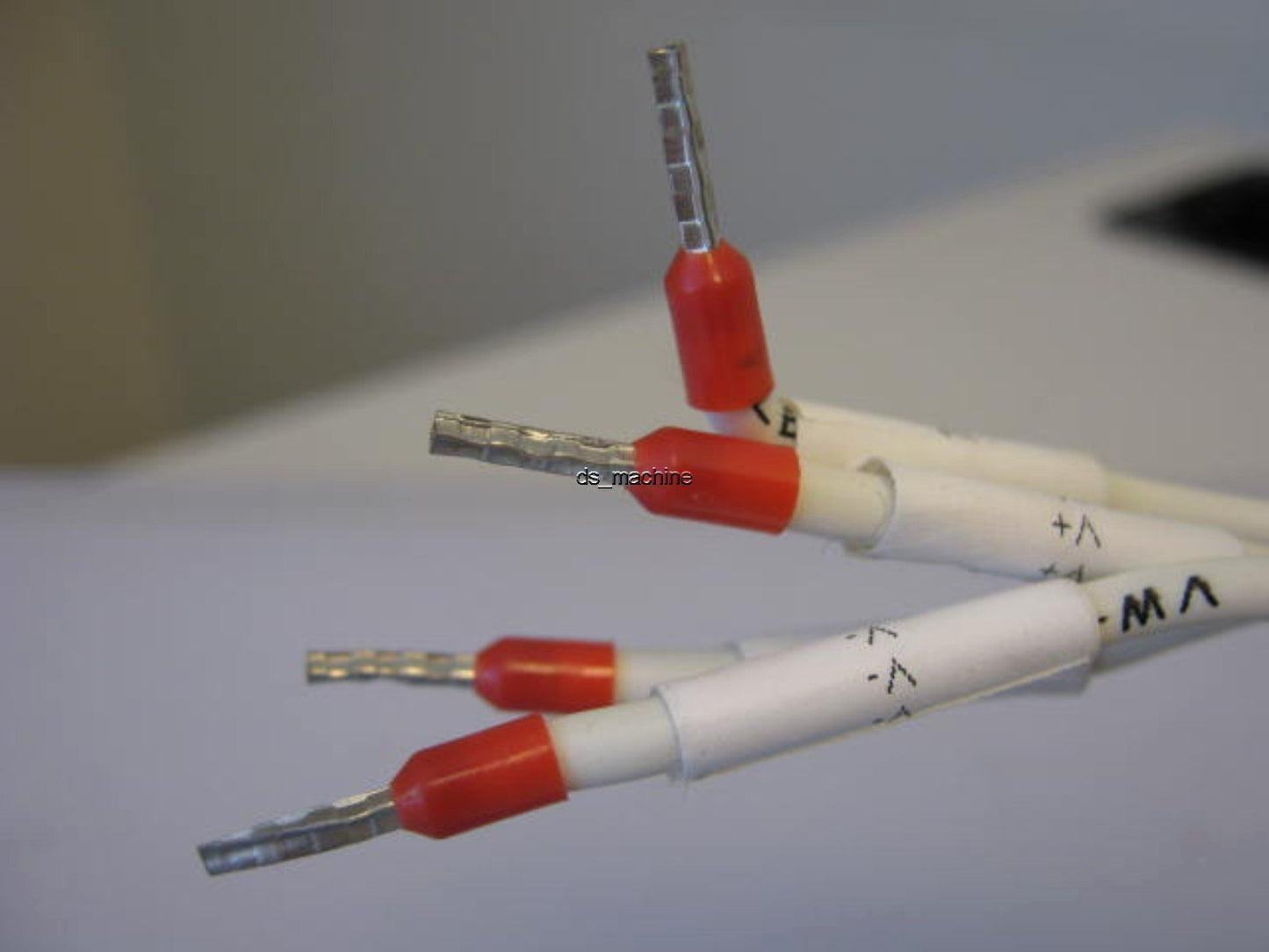 Used 5' High Heat 2mm Leads w/ 4mm Banana Clips & Ceramic Jacket