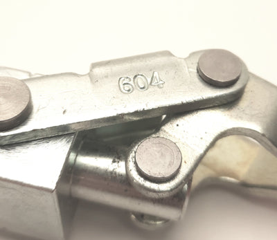 Used Destaco 604-MM Straight Line Action Clamp, M8 Thread, 1.5" Travel, 1330N