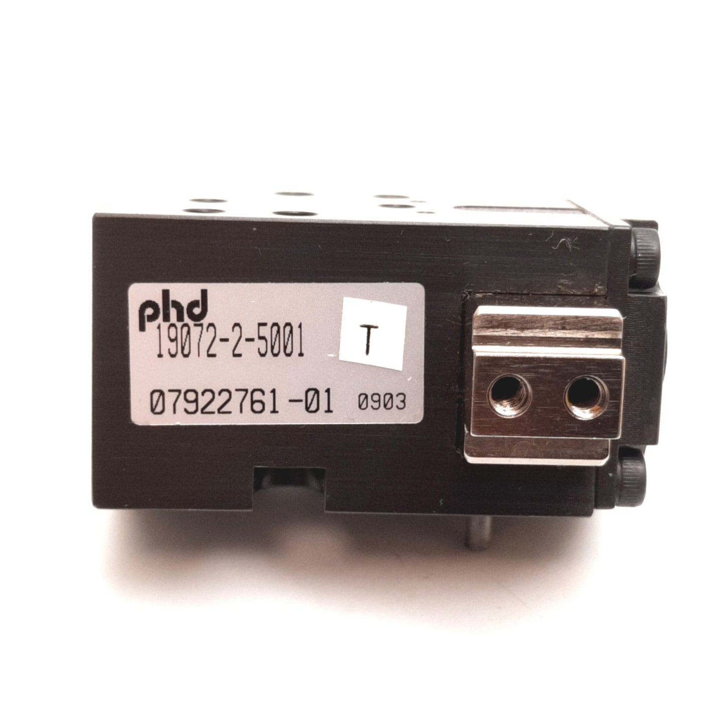 Used Phd 19072-2-5001 Pneumatic Parallel Gripper, Stroke: 0.433" (0.216" per Finger)