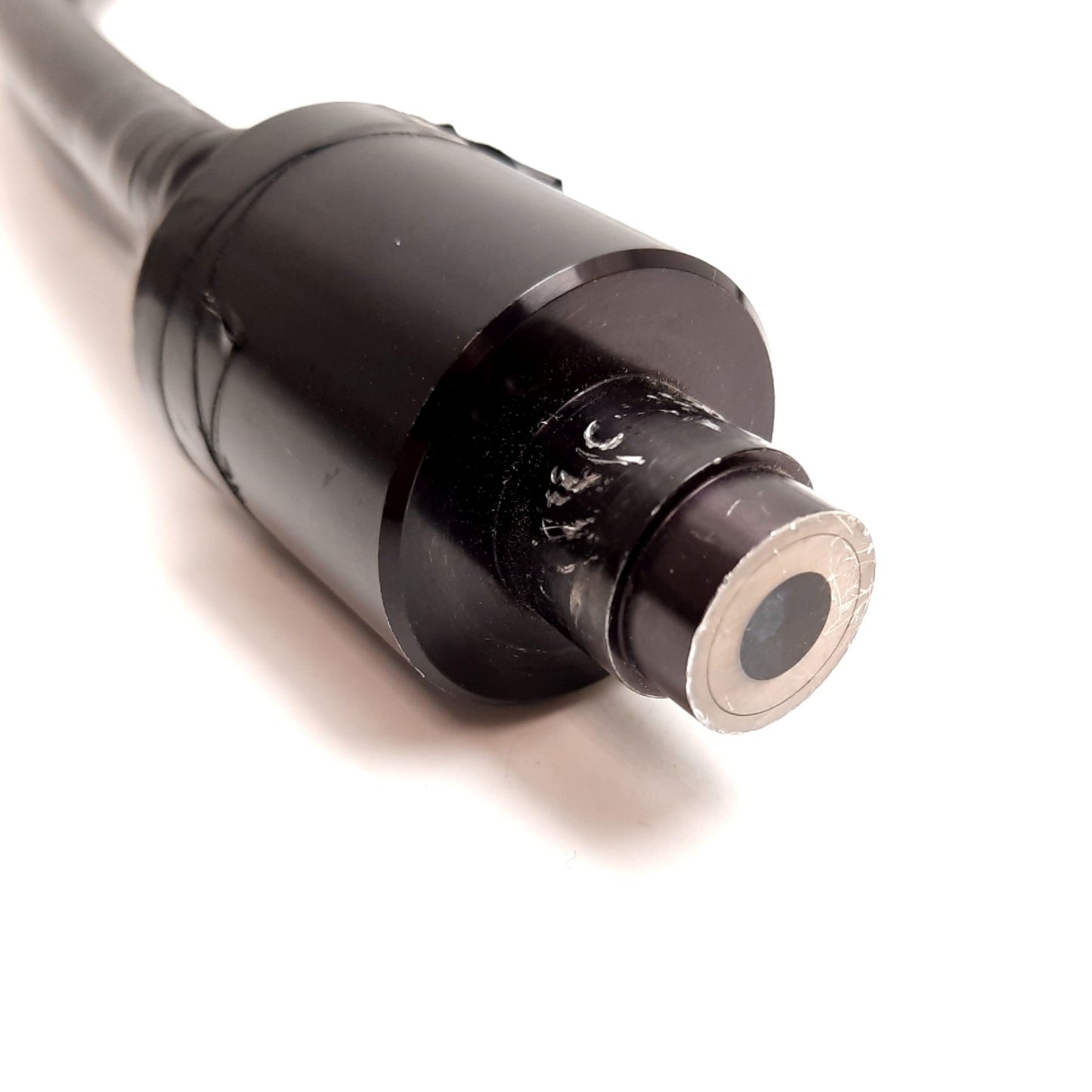 Used Schott Fostec A08575 Dual Fiber Optic Gooseneck Light Guide 21" Long w/Spot Lens