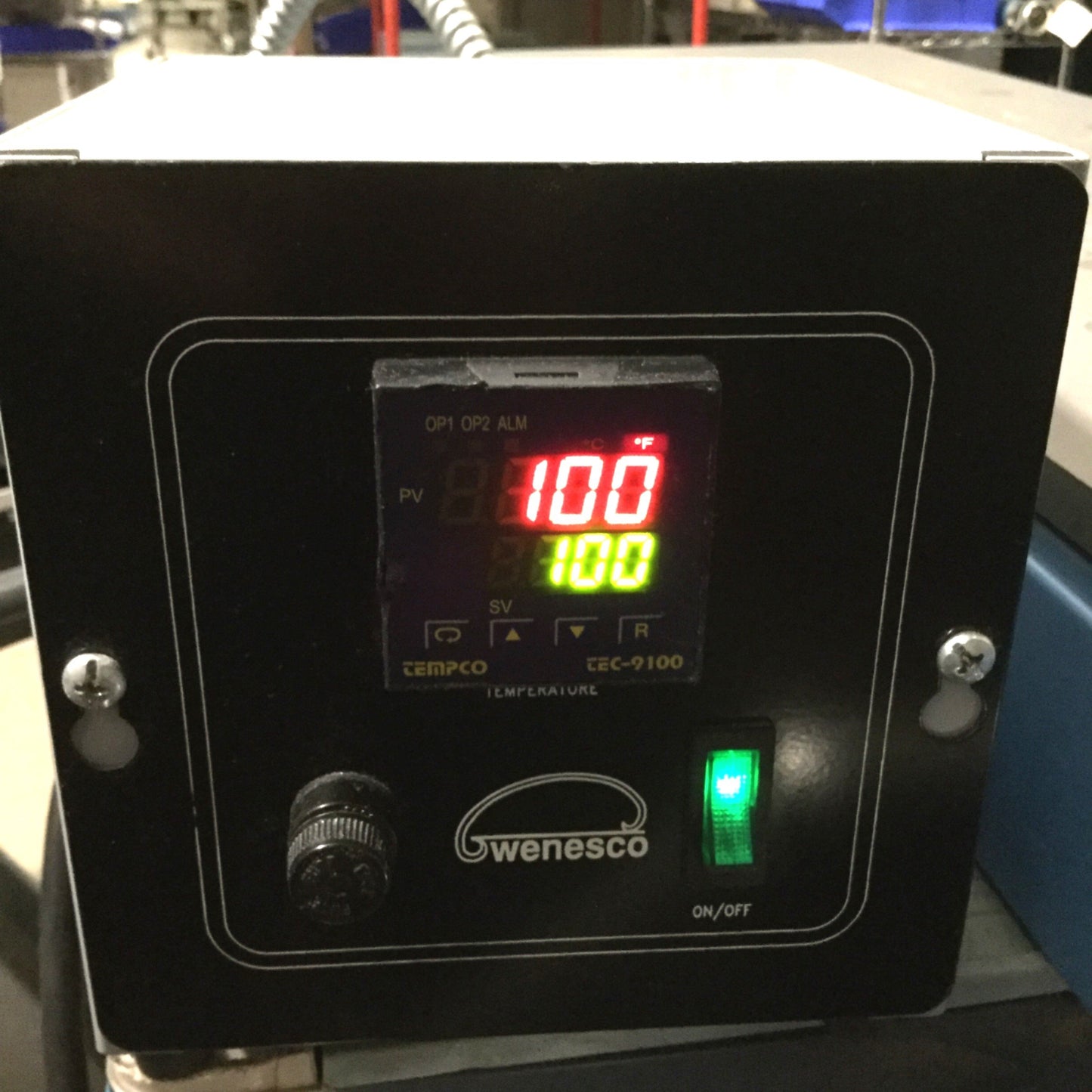 Used Wenesco H1236BA 12" x 36" Hot Plate Digital Thermostat 240VAC 1PH 15.8A 700°F