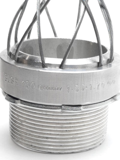 New – Open box Bryant BDSR 150 Strain Relief Grip, 20" Mesh length, 2in NPT, 1.5-1.7" Dia.