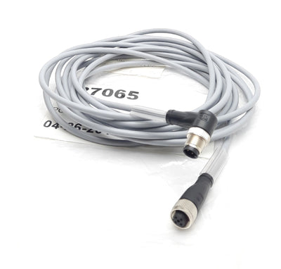 New – Open box  PEPPERL+FUCHS V1-G-5M-PUR-ABG-V1-W Connection Cable 5M, 250V 4A, M12 4-Pin