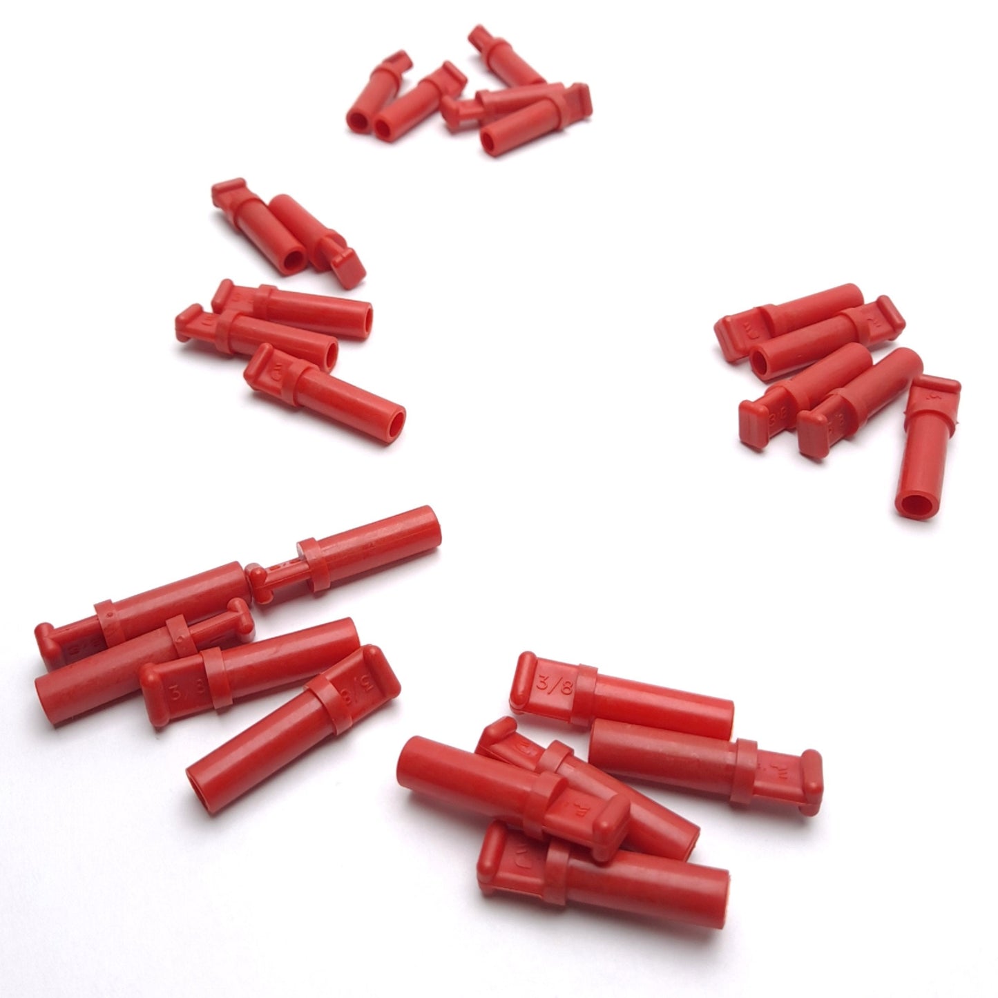 New – Open box Lot of 25 Parker 3126 60 00 Push-to-Connect Instant Pneumatic Plug Fitting 3/8"