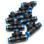 New – Open box Lot of 7 FESTO QST-6 153129 SER J2 T-Connector, 6mm Push to Connect, 6bar Max