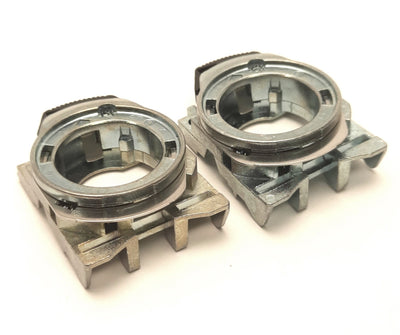 New – Open box Lot of 2 Sprecher+Schuh D7-ALM Tool-Less Mounting Latch, Metal, 22mm Device