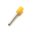 New Lot of 500 Panduit FSD73-8-D Pan-Term DIN Ferrules, 8mm, Yellow, 24AWG 0.25mm²