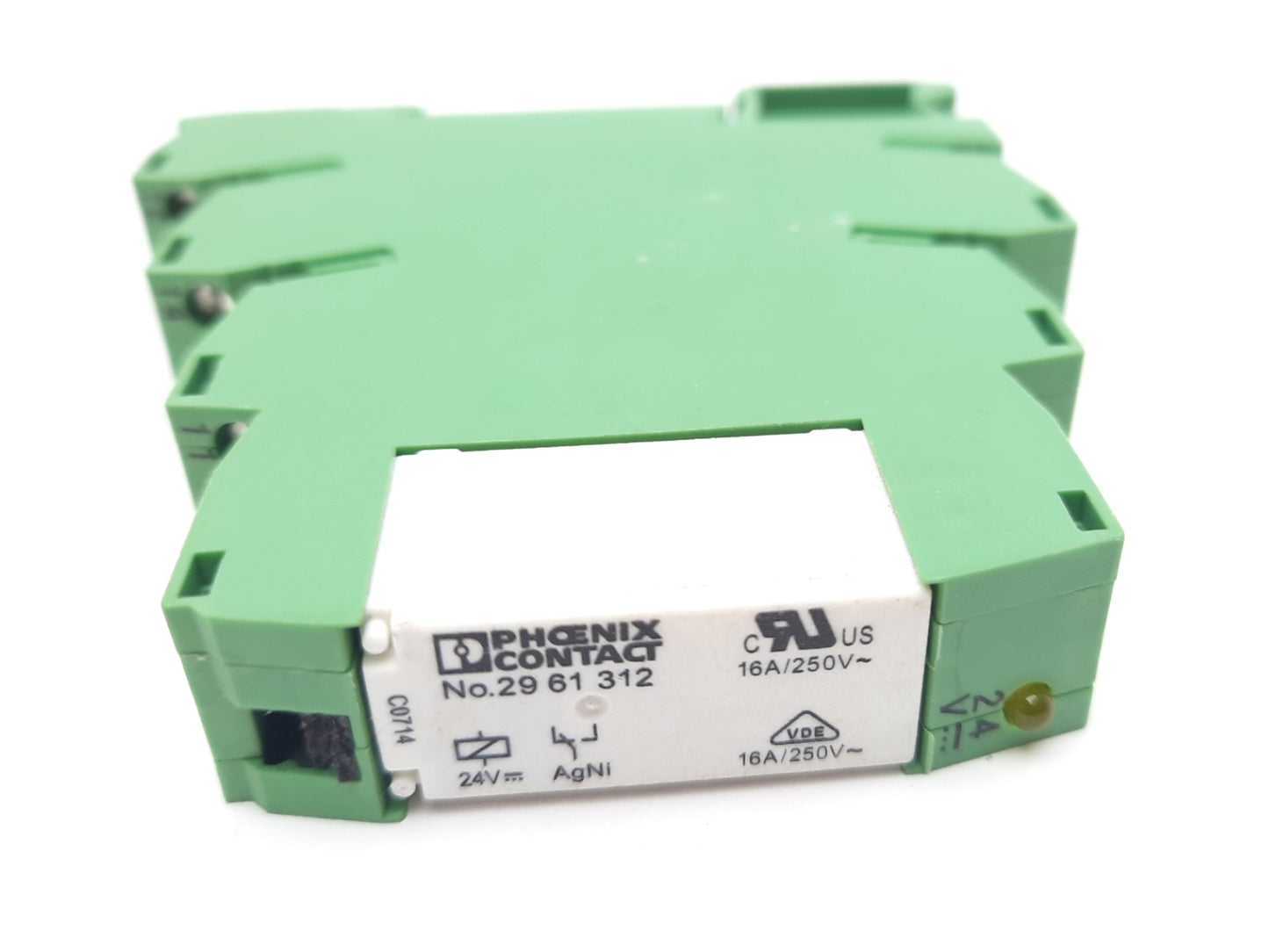 Used Phoenix Contact PLC-BSC-24DC/21HC Terminal Block 24VDC w/Relay 2961312