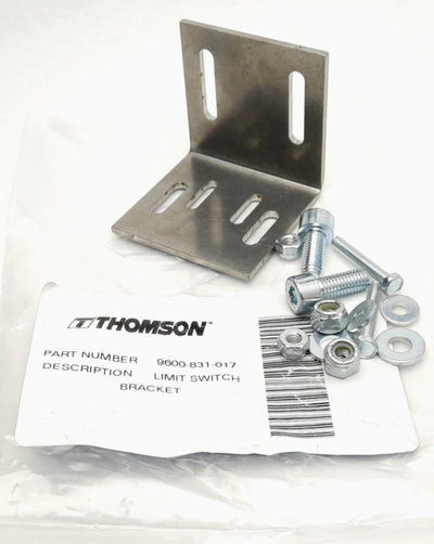New THOMSON 9600-831-017 Limit Switch Bracket, Linear Unit, Stainless Steel