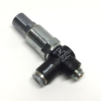 Used Bosch Rexroth 0821302084 Poppet Valve Air Pressure Regulator G1/8, Ø6mm, 1-8bar