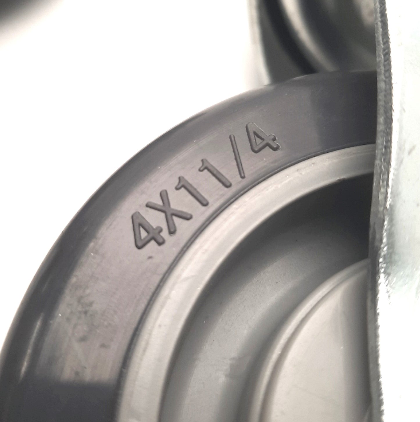 New – Open box Lot of 2 Shepherd Casters PGS40138ZN-TPU32GG Swivel Casters, 4x1-1/4", 300Lb Cap