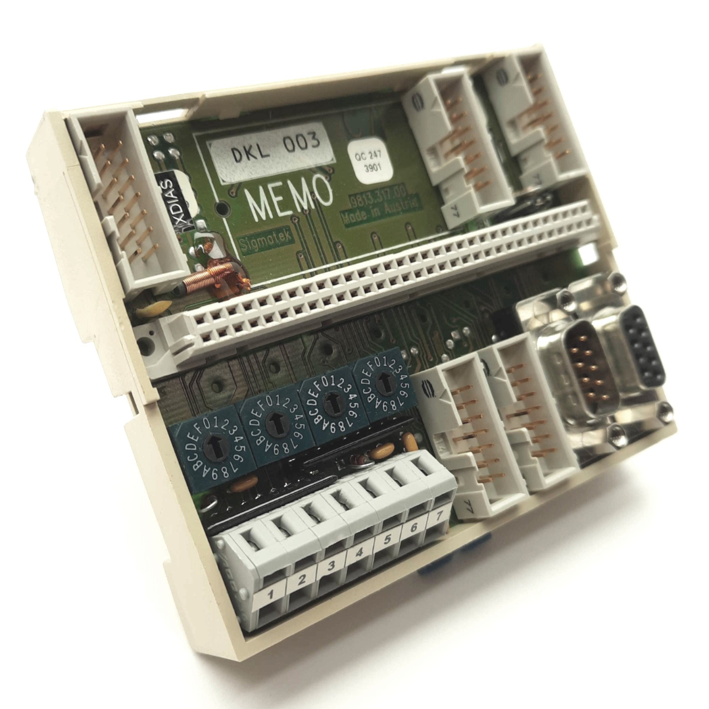 Sigmatek 05-024-003 DKL 003 DIAS CPU Base Terminal I/O Module DIN Moun ...