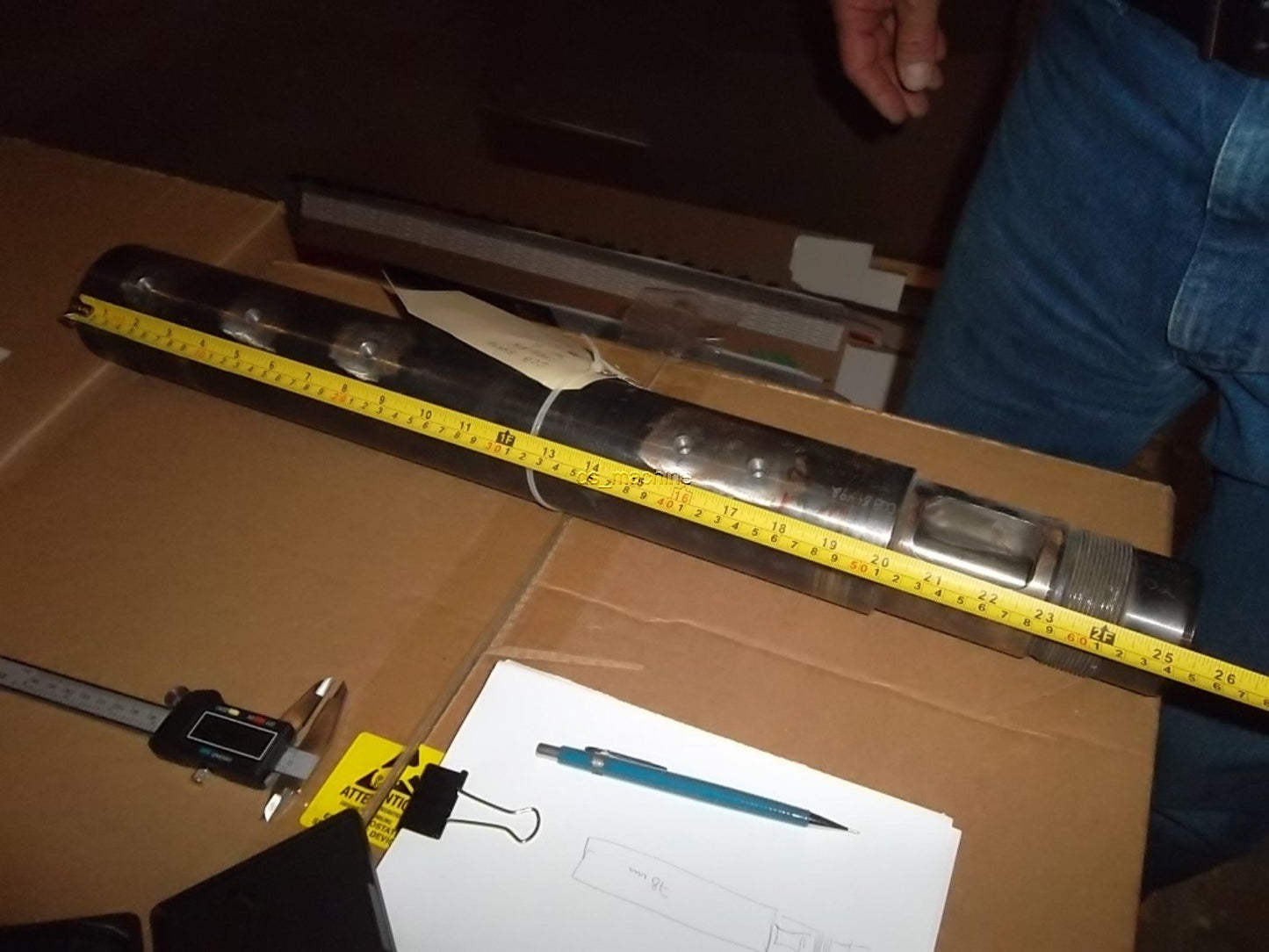 Seller refurbished Engel 25EB-ES80-02 25mm Barrel for ES80 Injection Unit (old style) CPM10V lined