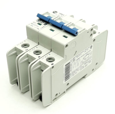 New – Open box Allen Bradley 1489-A3C250 Circuit Breaker, 3POLE, 25A, 480Y/277VA DIN RAIL