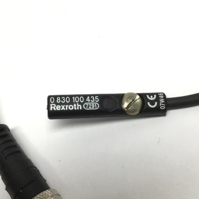 Used Rexroth Aventics 0830100435 Cylinder Proximity Sensor Auto Switch M8 3-Pin, PNP