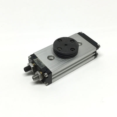 Used Rexroth Aventics R412000360 Compact Rotary Air Cylinder, 0-180° Adjustable
