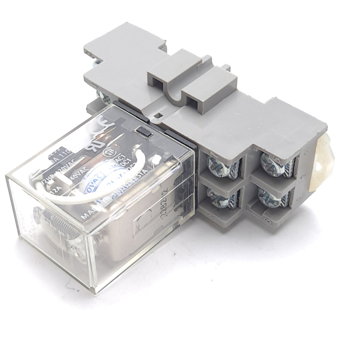 Used Lot of 3 Omron LY2 110/120 VAC Relay 240VAC Contact, 110/120VAC Coil, 10 Amp
