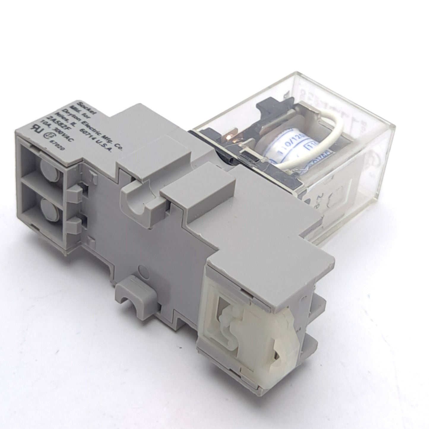 Used Lot of 3 Omron LY2 110/120 VAC Relay 240VAC Contact, 110/120VAC Coil, 10 Amp