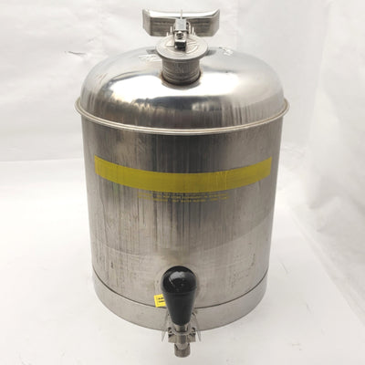 New – Open box Eagle 1327 Stainless Steel Safety Can With Faucet And Flame Arrester 5 Gallon