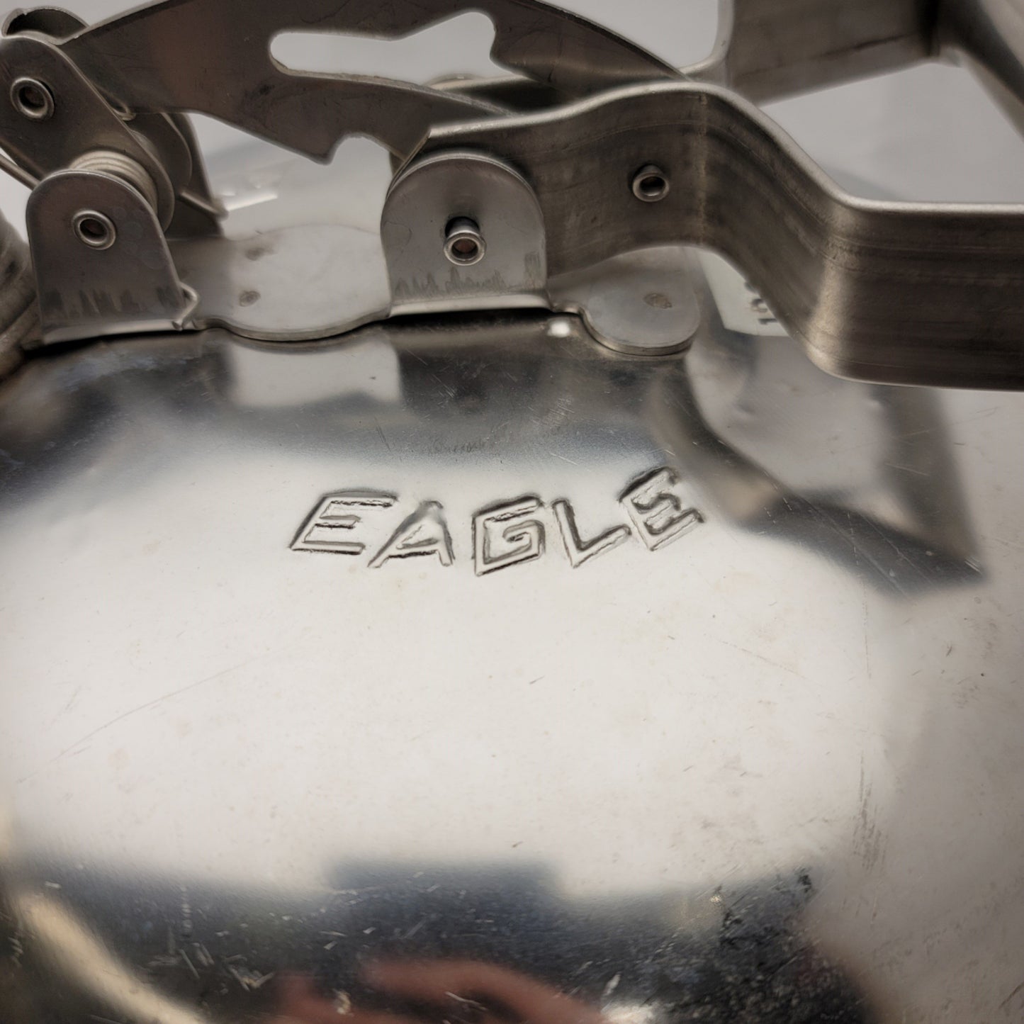 New – Open box Eagle 1327 Stainless Steel Safety Can With Faucet And Flame Arrester 5 Gallon