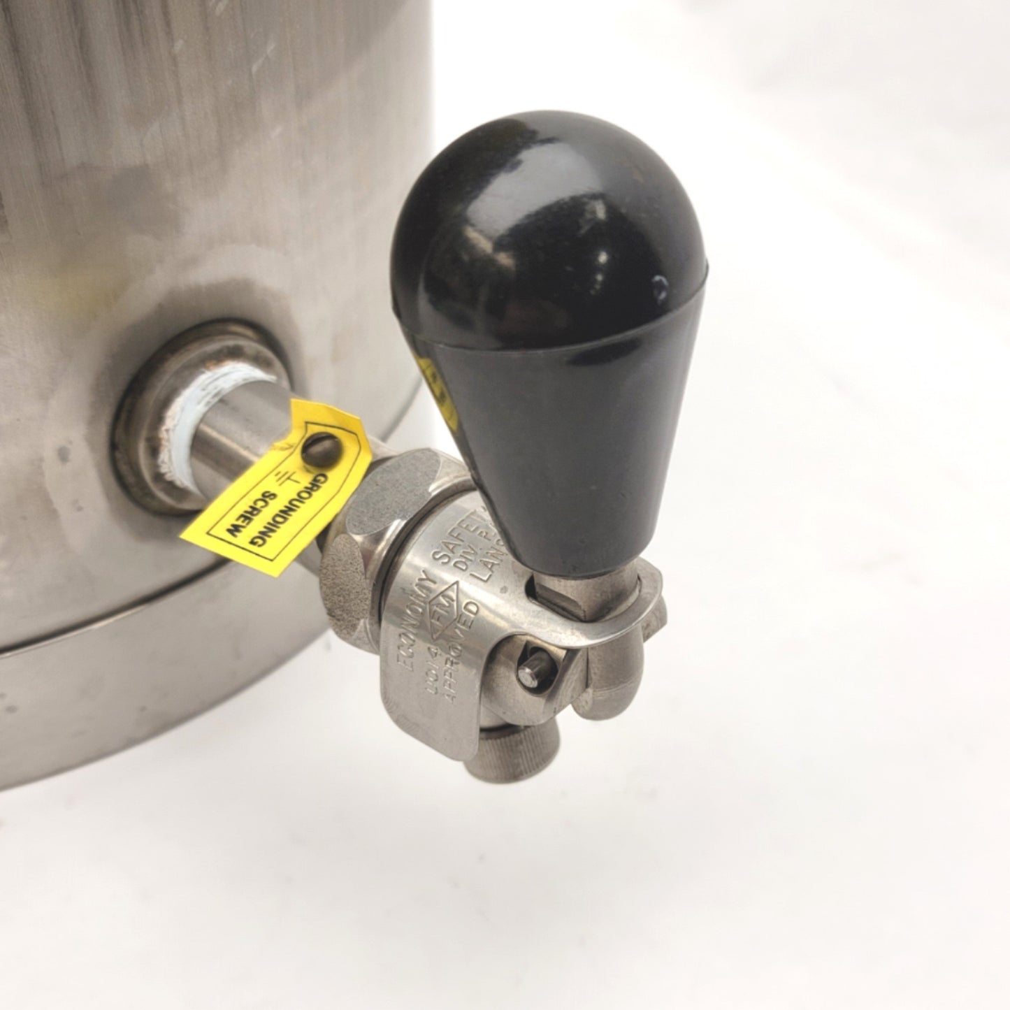 New – Open box Eagle 1327 Stainless Steel Safety Can With Faucet And Flame Arrester 5 Gallon