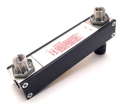 New – Open box Dwyer DR12482 Direct Reading Glass Flowmeter, 20SCFH Air, 65mm Scale,250Psig Max