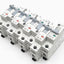 New – Open box Lot of 8 Allen Bradley 1492-SP1C005 Circuit Breaker, 0.5A, 240/415VAC, 1POLE