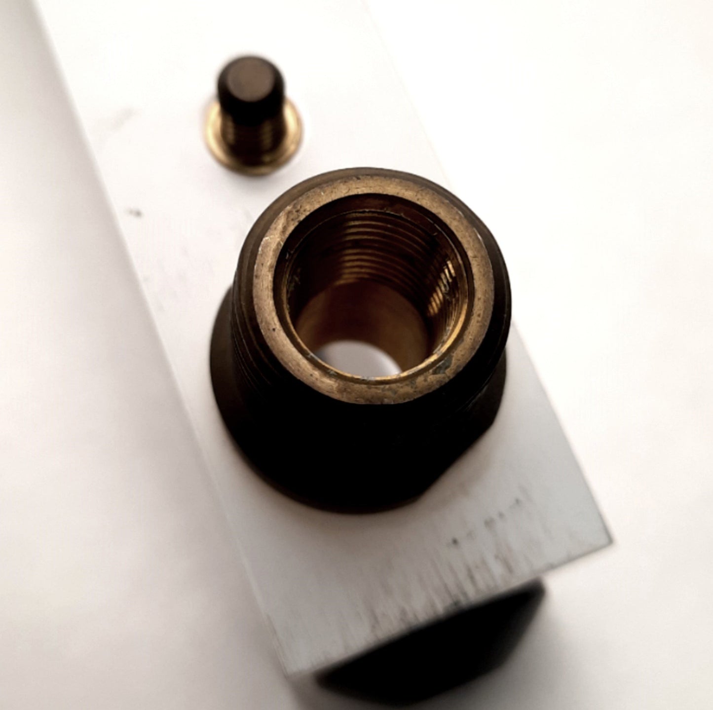 Used King Instruments 7530-1-1-1-3C03 Rotameter, 3" Scale, 8 SCFM Air, 100 PSIG Max