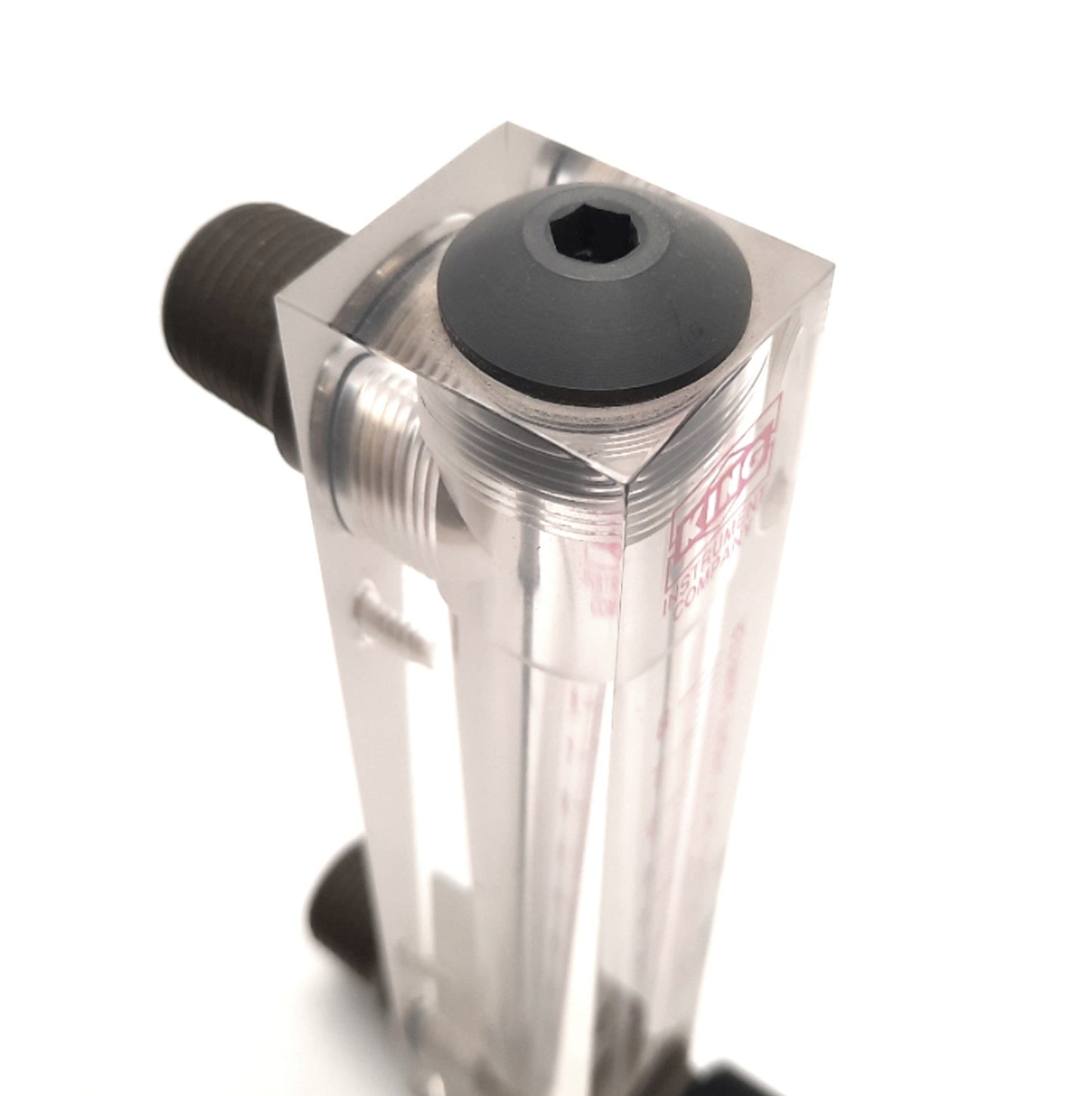 Used King Instruments 7530-1-1-1-3C03 Rotameter, 3" Scale, 8 SCFM Air, 100 PSIG Max