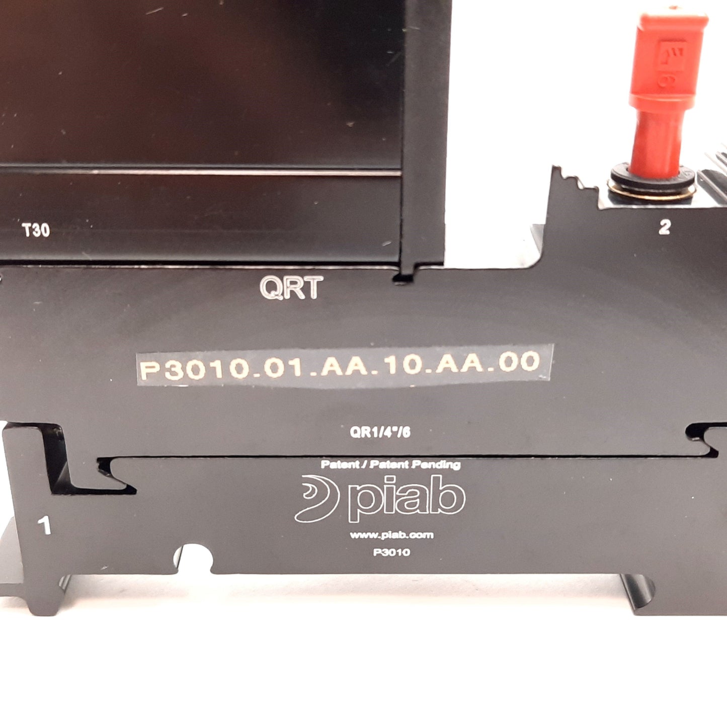 New Piab P3010.01.AA.10.AA.00 Compact Vacuum Pump, 102psi Max, 22.1 inHg, 1/8NPSF