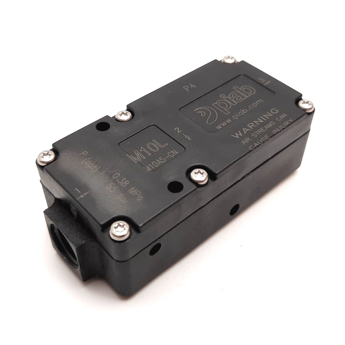 New Piab M10A5-CN Vacuum Pump, Pressure: 101.5psi Max, 23.92 inHg, 1/8" 3/8" NPT