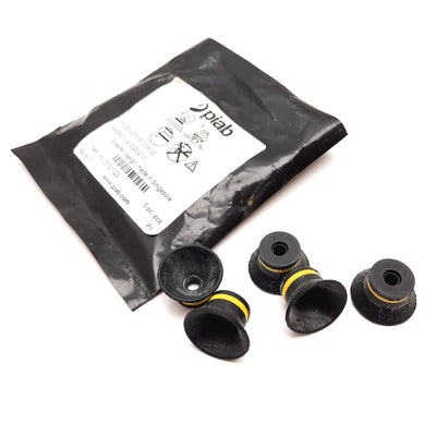 New Lot of 5 Piab S.D20-2CR50.XXX.00 D20-2.10 Suction Cup, 22mm Diameter