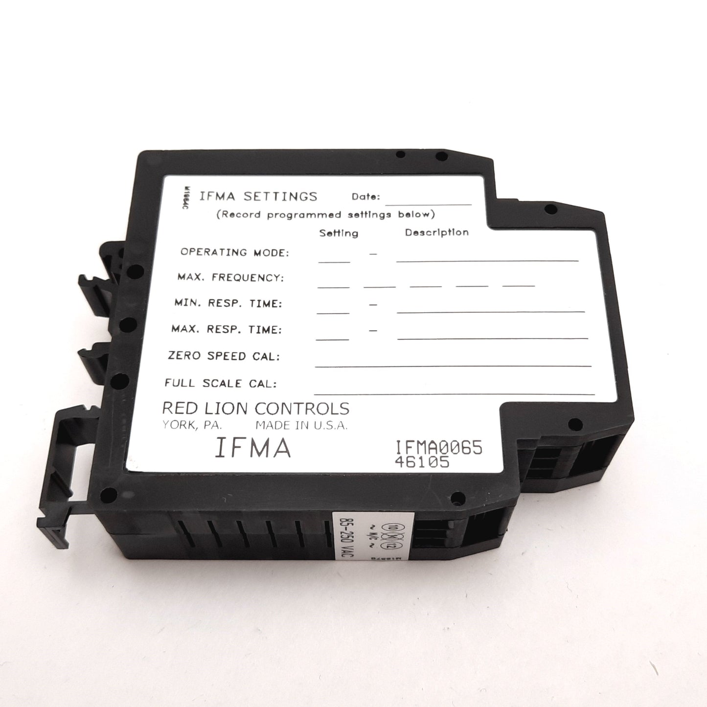 New Red Lion IFMA0065 Frequency to Analog Converter, In: 0-25kHz, Out: 5V/10V/20mA