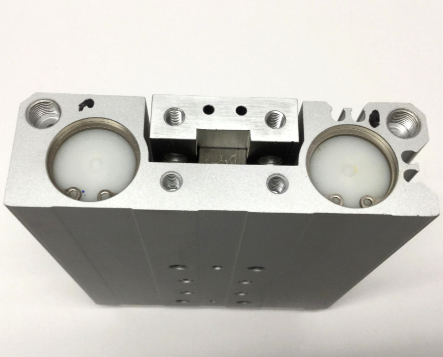 Used Rexroth 2-650-113-650 Guided Air Cylinder Linear Slide 2x 25mm Bore, 60mm Stroke