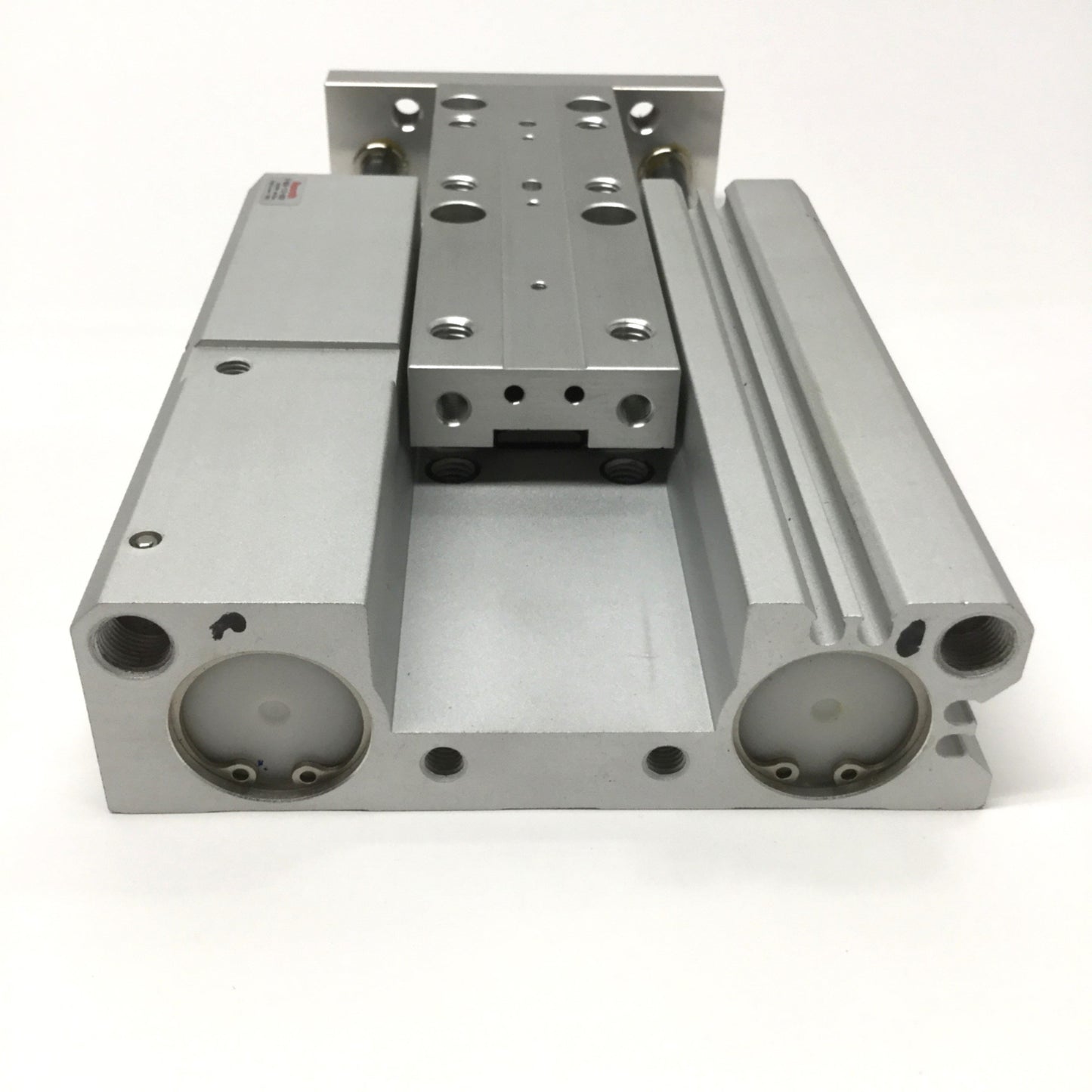 Used Rexroth 2-650-113-650 Guided Air Cylinder Linear Slide 2x 25mm Bore, 60mm Stroke