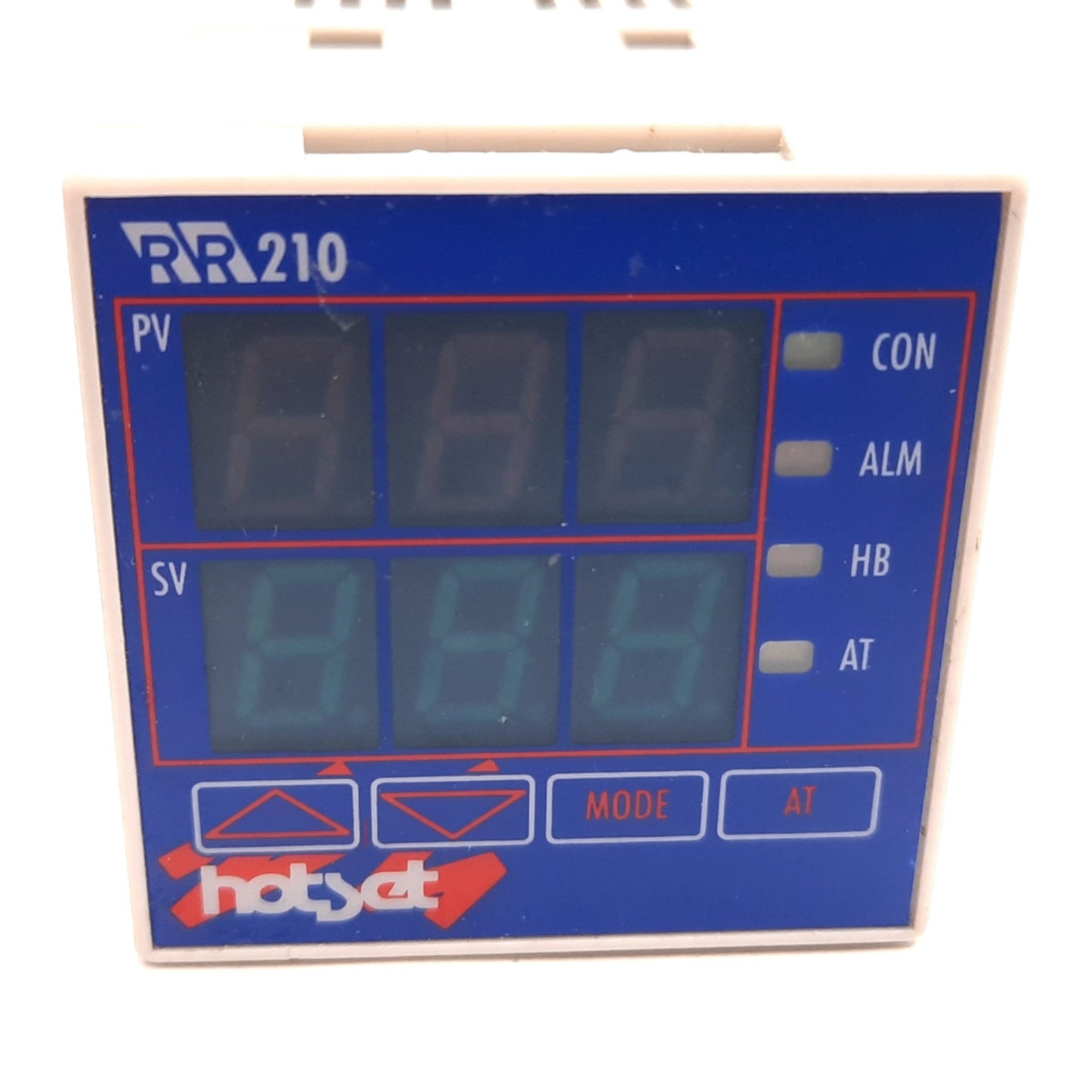 Used Hotset RR210 Temperature Controller, Supply: 85-264VAC, Size: 1/16 DIN