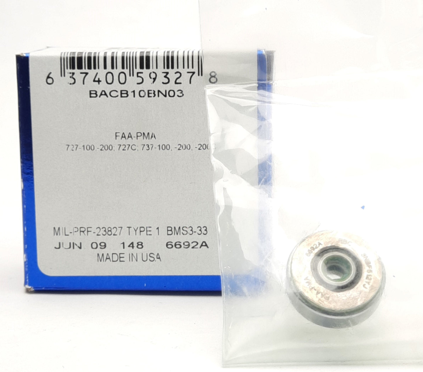 New RBC BEARINGS 3NBF512YJ Airframe Control Needle Roller Bearing ,100RPM Max