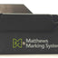Used Mathews Marking System VIAjet L12 Print Head 1/2" Height 1,600/169FPM @ 75/600DPI